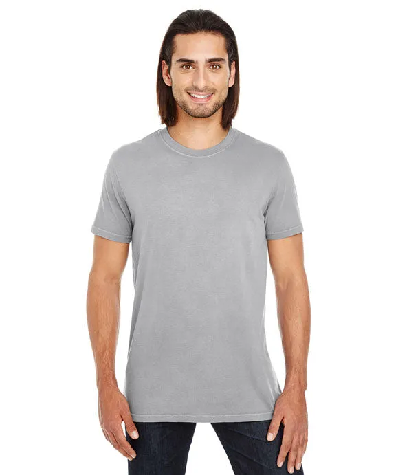 130A - Threadfast Apparel Unisex Pigment-Dye Short-Sleeve T-Shirt | Grey