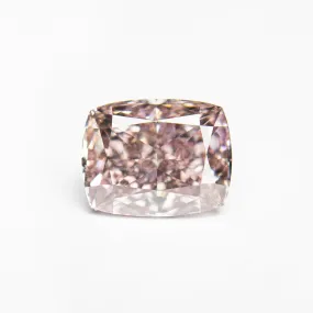 1.76ct 7.65x6.01x4.18mm GIA VS2 Fancy Brown-Pink Cushion Brilliant  24111-01