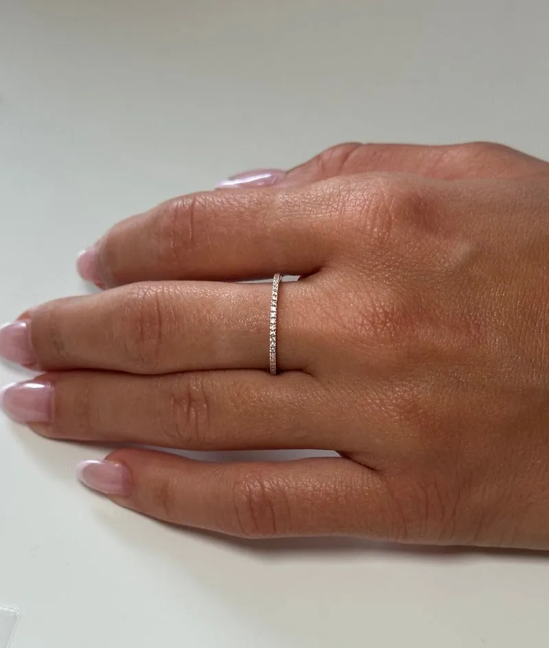 .25ct Diamond Half Eternity Band