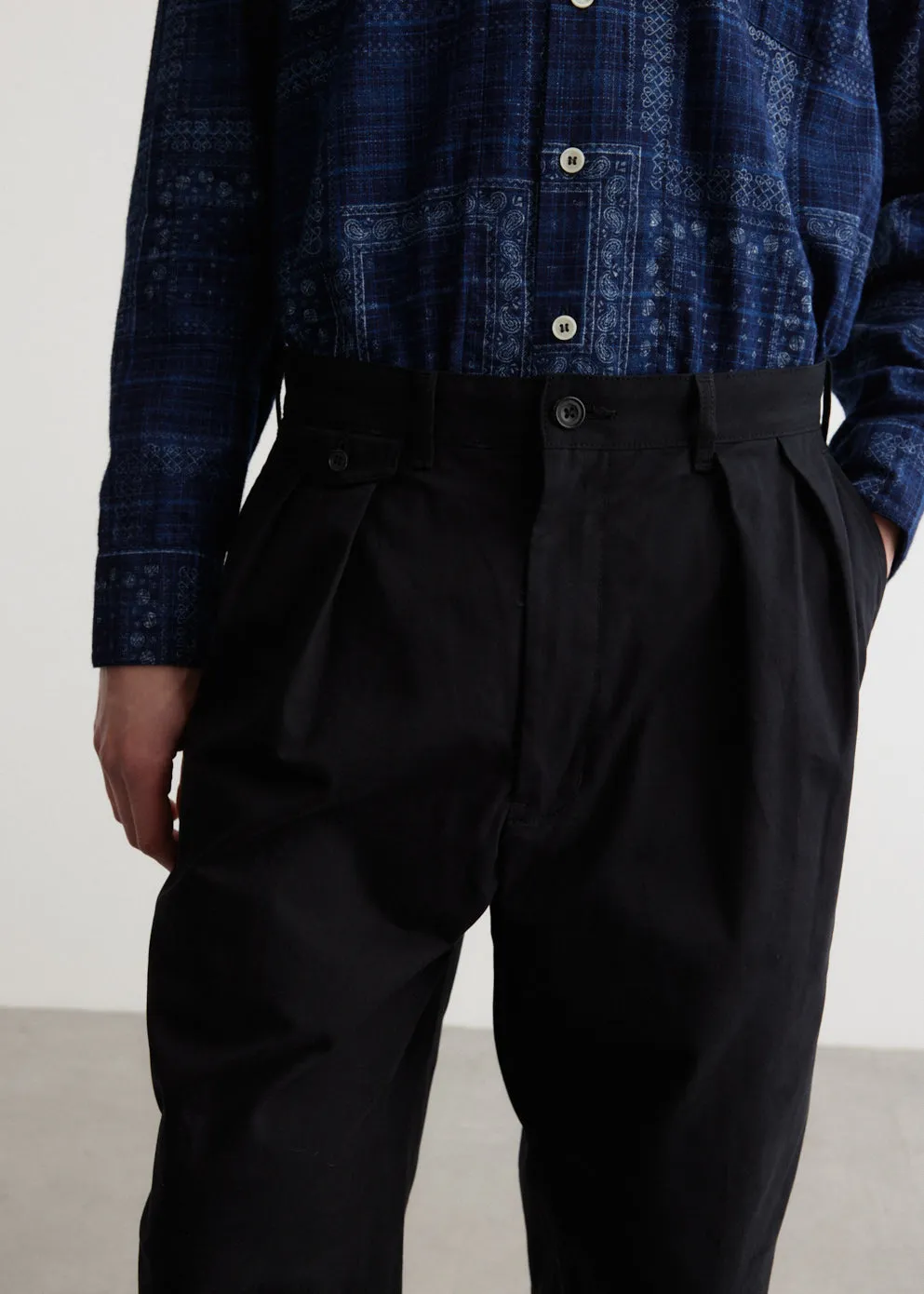 2Pleats Twill Pants