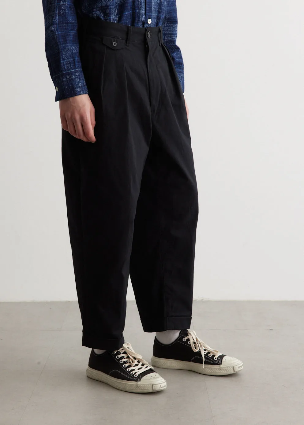 2Pleats Twill Pants