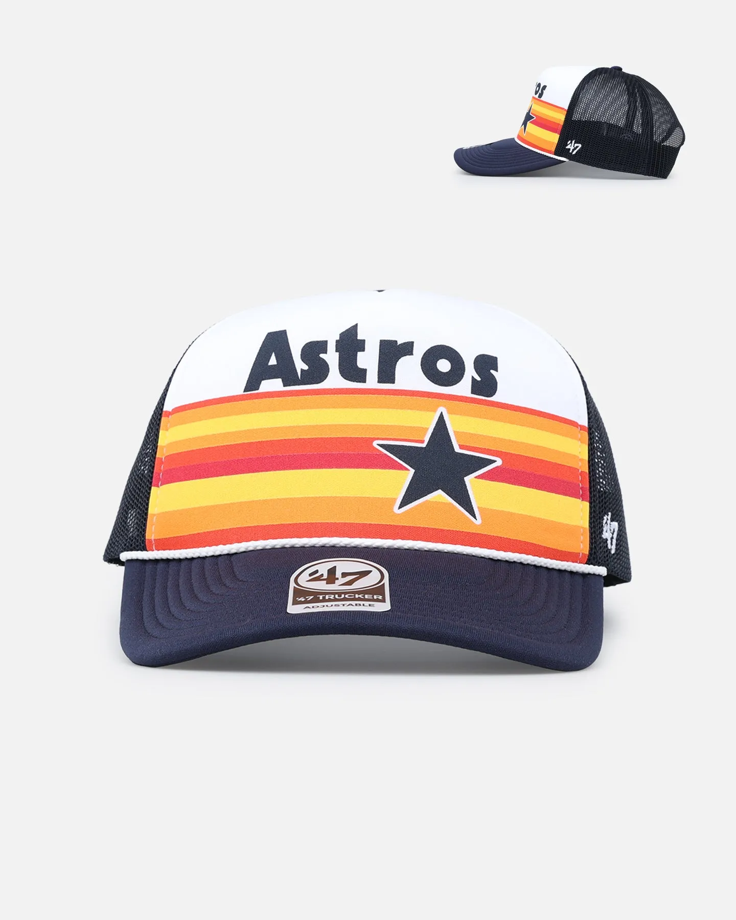 47 Brand Houston Astros Region Foam '47 Trucker Snapback Navy