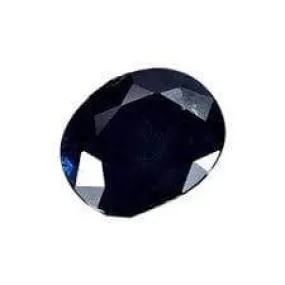 5x7MM Oval  GENUINE BLACK SAPPHIRE