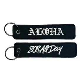 808ALLDAY Black Aloha OE Flight Tag