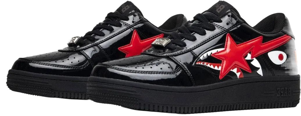 A Bathing Ape Bape Sta Low Shark Black