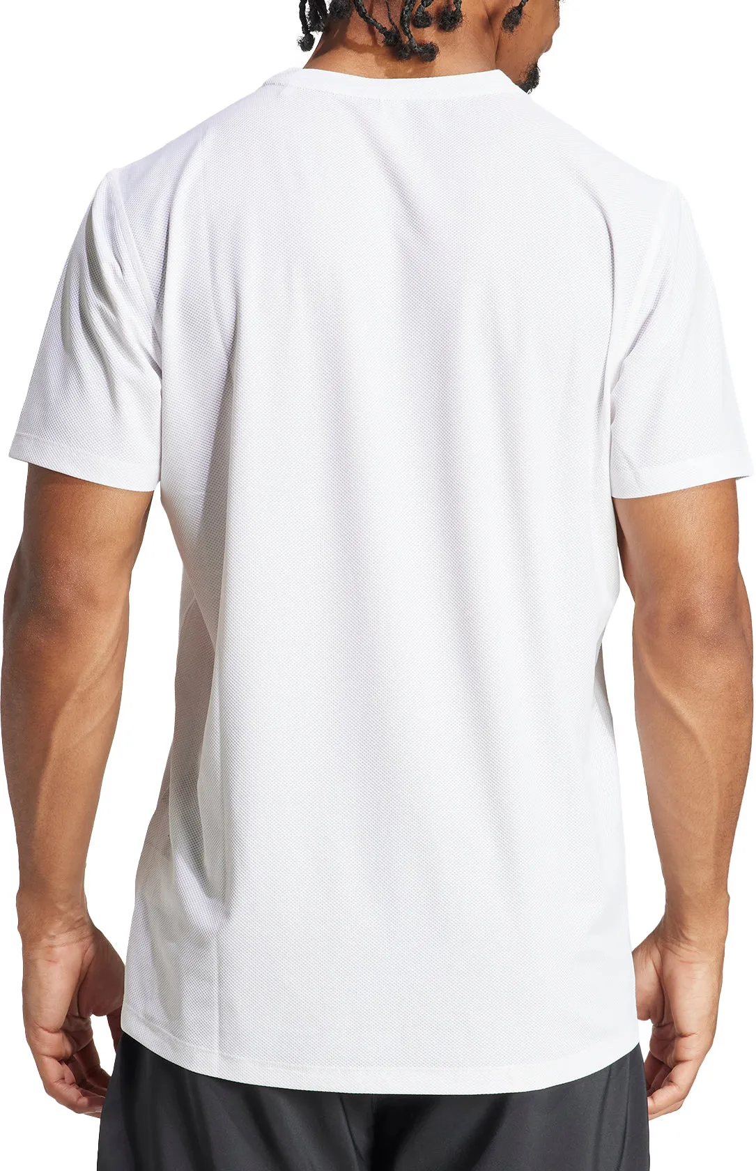 adidas Own The Run Short Sleeve Mens Running Top - White