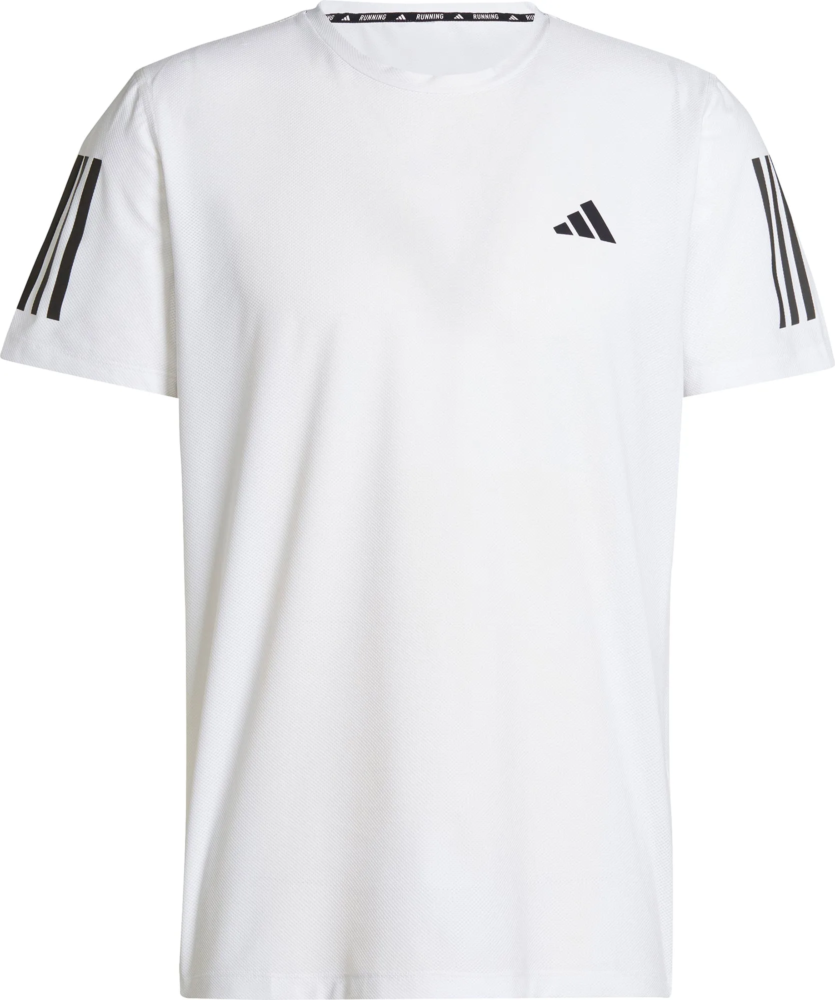 adidas Own The Run Short Sleeve Mens Running Top - White