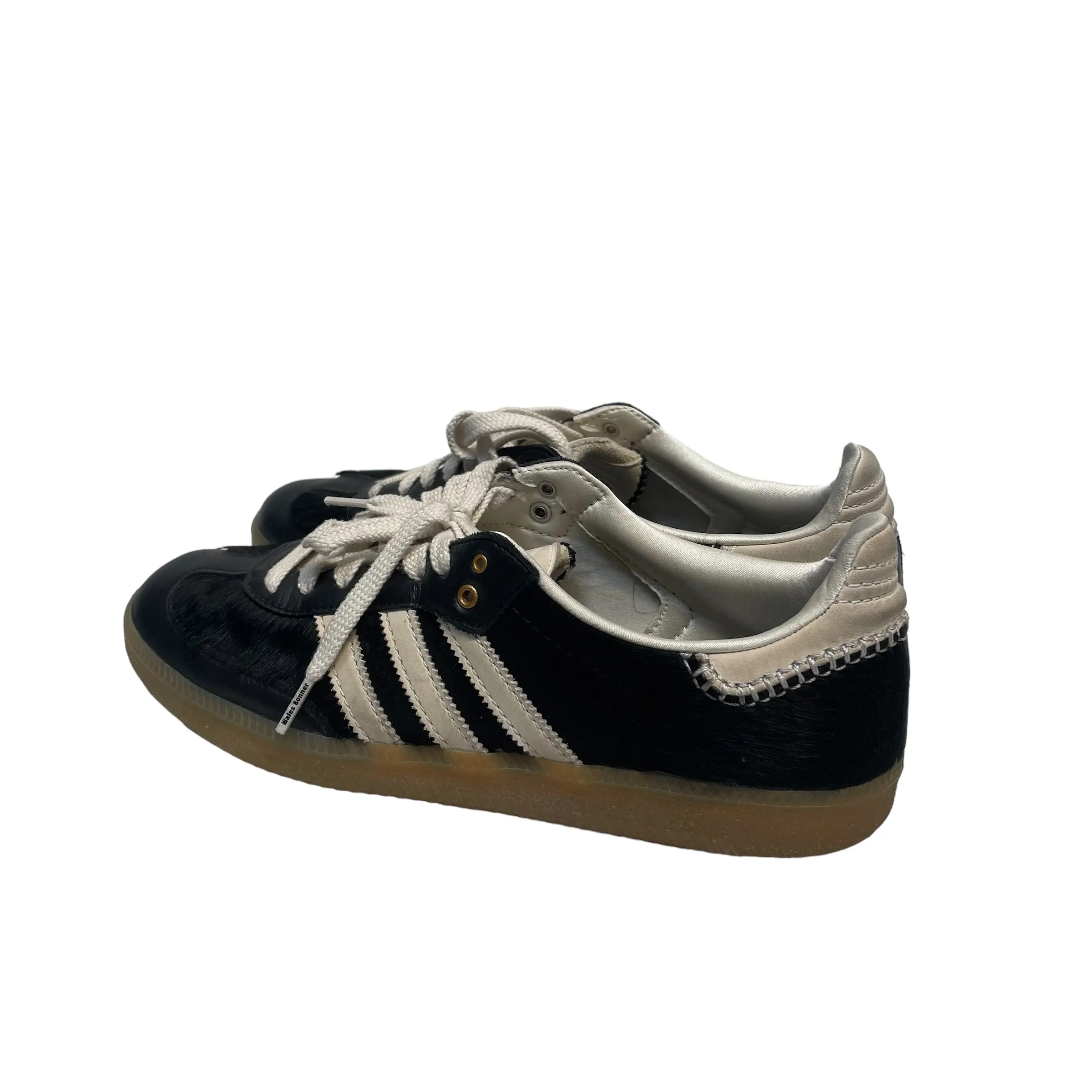 adidas/WALES BONNER/Low-Sneakers/US 10.5/Mohair/BLK/SAMBA