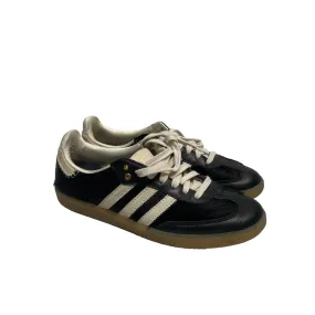 adidas/WALES BONNER/Low-Sneakers/US 10.5/Mohair/BLK/SAMBA