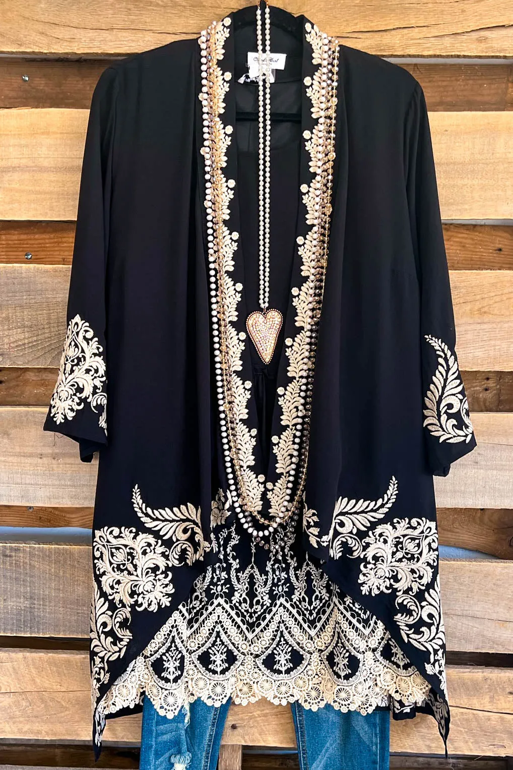 AHB EXCLUSIVE: Rise Of Romance Cardigan - Black