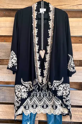 AHB EXCLUSIVE: Rise Of Romance Cardigan - Black