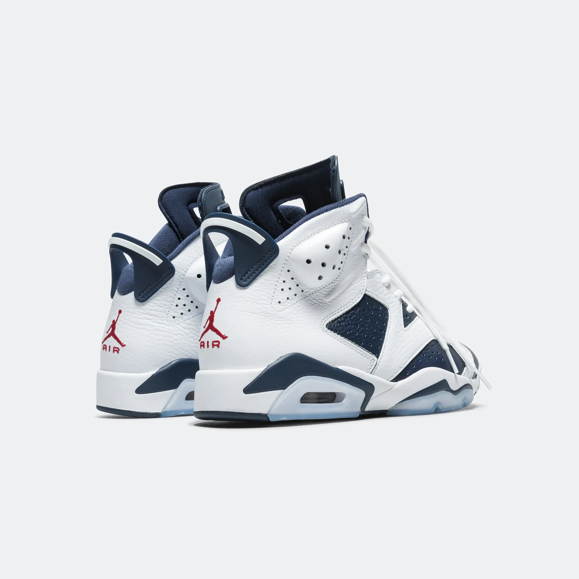 Air Jordan 6 Retro - White/Varsity Red-Midnight Navy