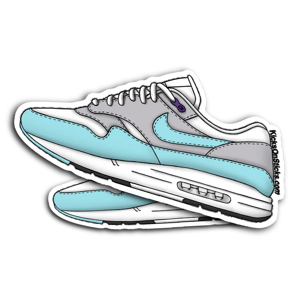 Air Max 1 "Anniversary Aqua" Sneaker Sticker