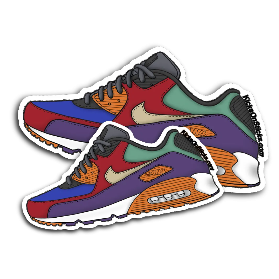 Air Max 90 "Viotech" Sneaker Sticker