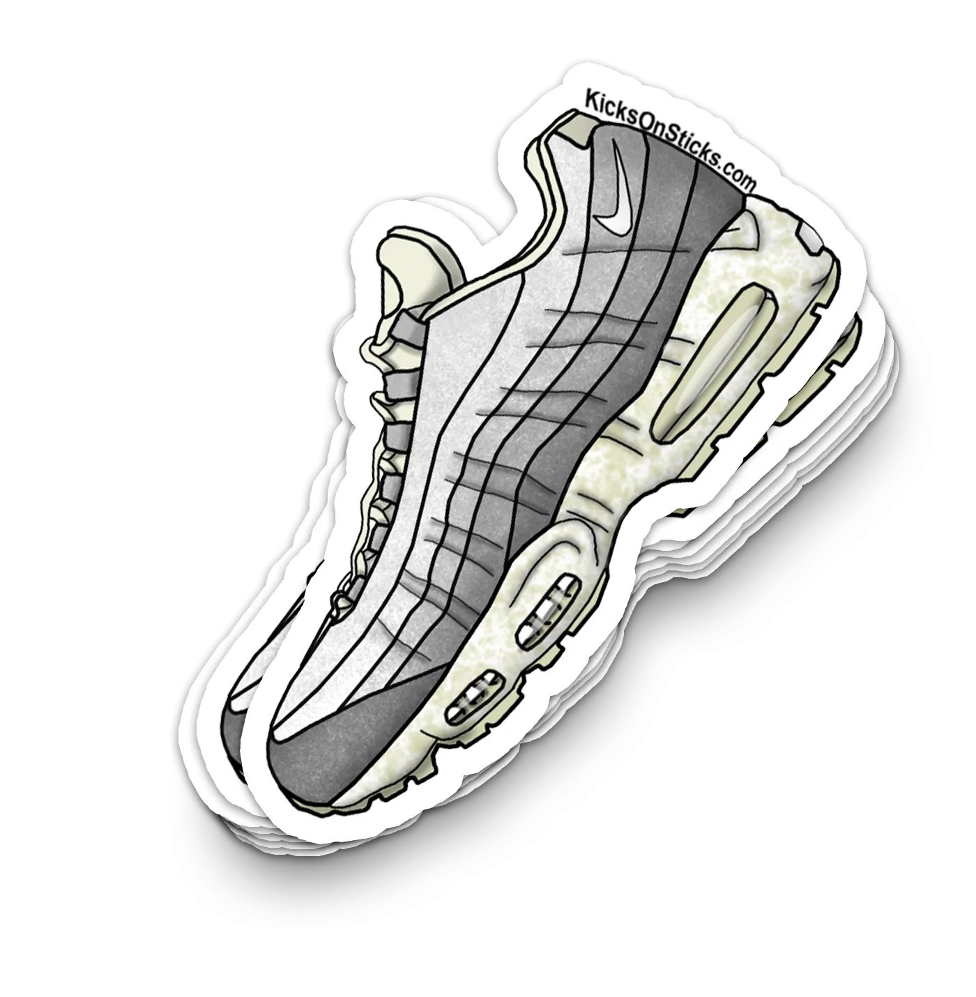 Air Max 95 "Anatomy Skeletal" Sneaker Sticker