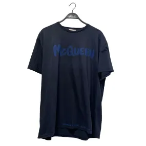 Alexander McQueen/T-Shirt/XL/Cotton/NVY/