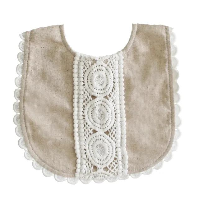 Alimrose - Olivia Bib Natural Linen