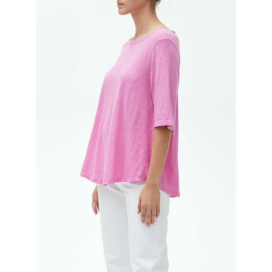 Alora Elbow Sleeve Twist Back Top