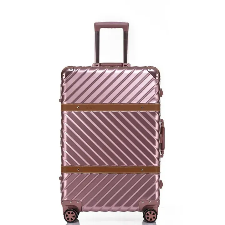 Aluminium Frame Spinner Wheel Hand Luggage Travel Bag Suitcase