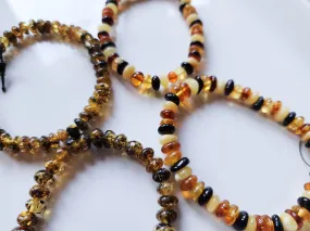 Amber Beaded Bracelet