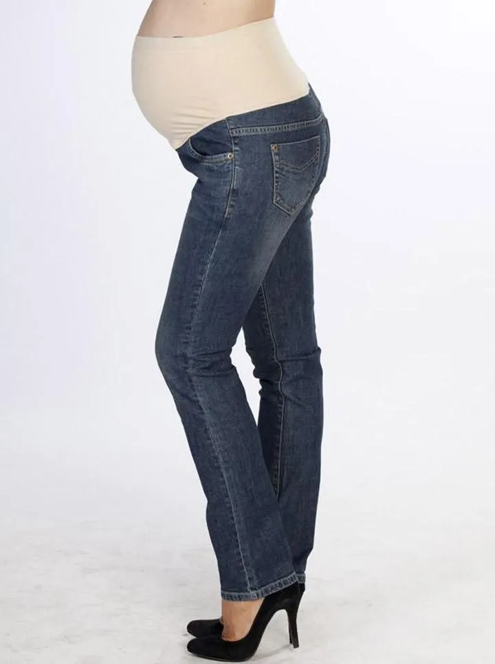 Angel Maternity Jeans in Straight Cut - Size XS Only