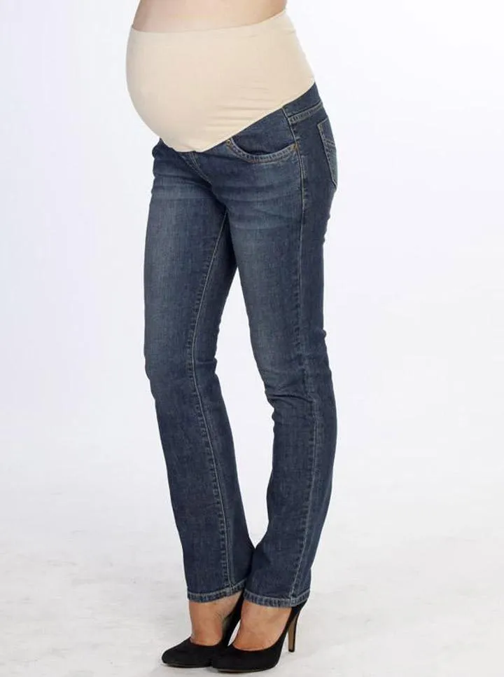 Angel Maternity Jeans in Straight Cut - Size XS Only