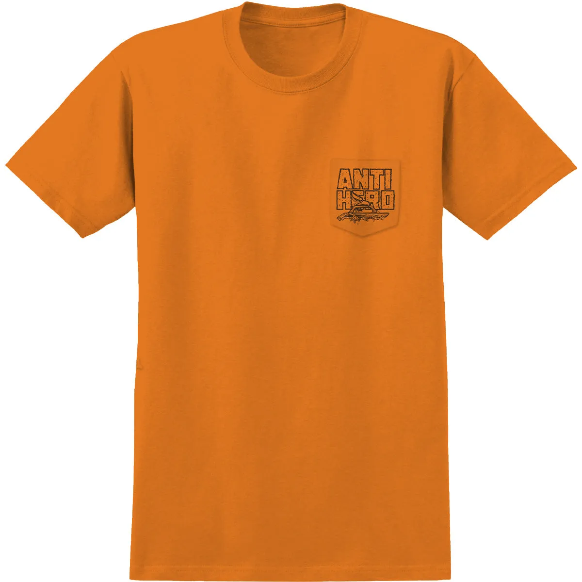 Anti Hero - Custom Pocket Tee Safety Orange