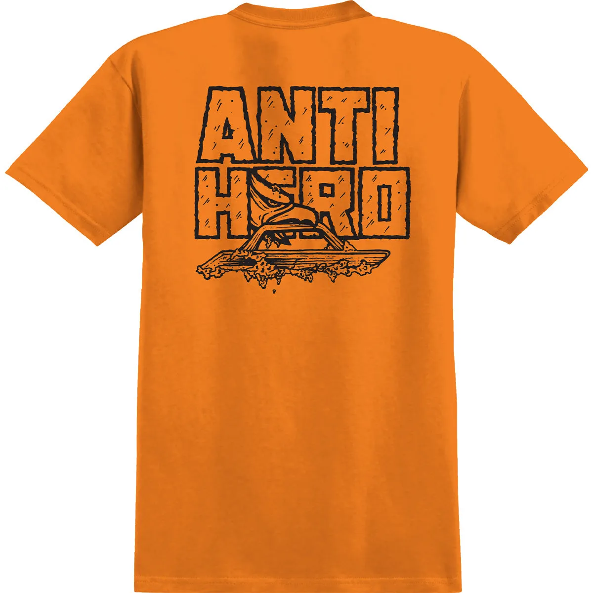 Anti Hero - Custom Pocket Tee Safety Orange