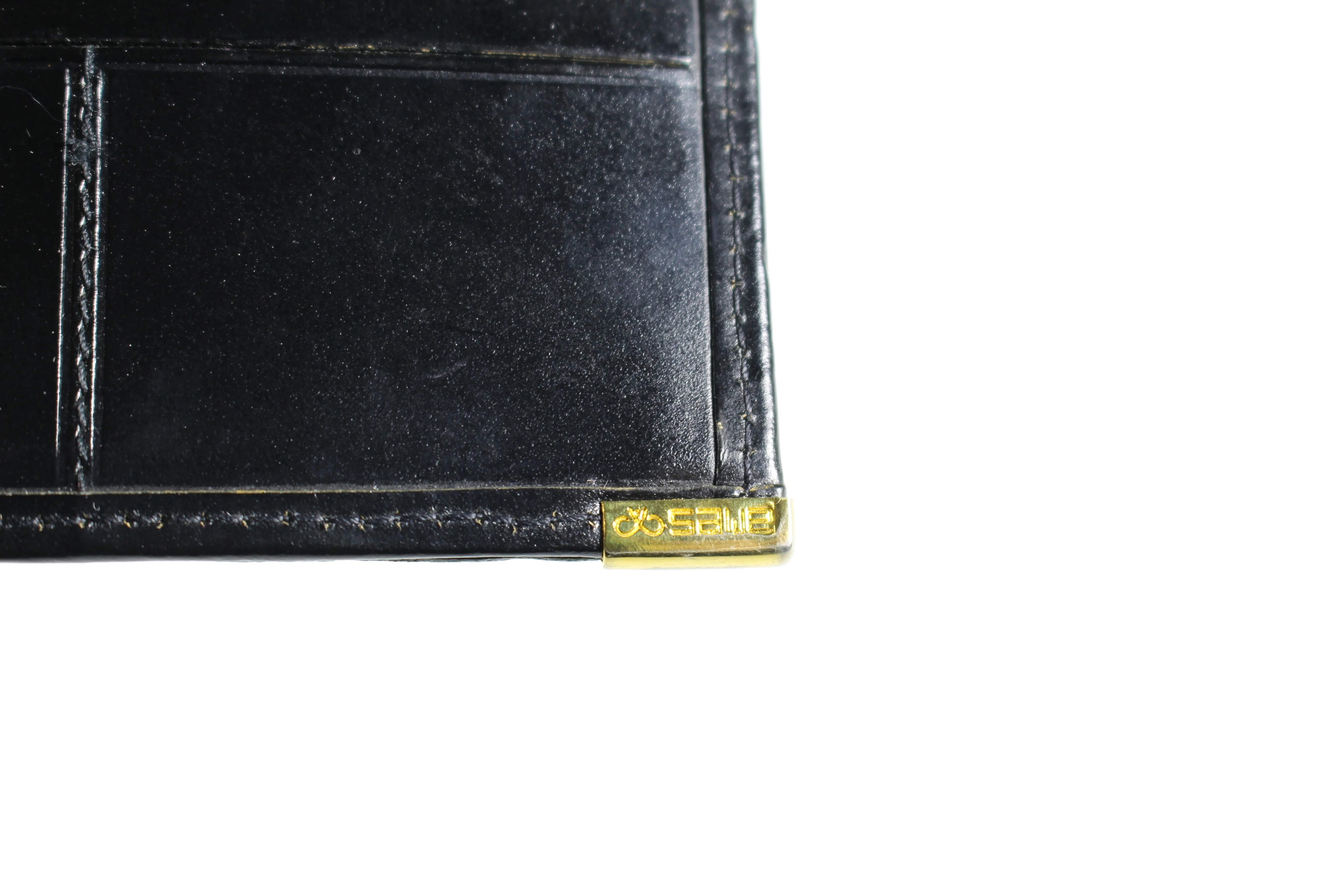 ARIES black crocodile skin wallet