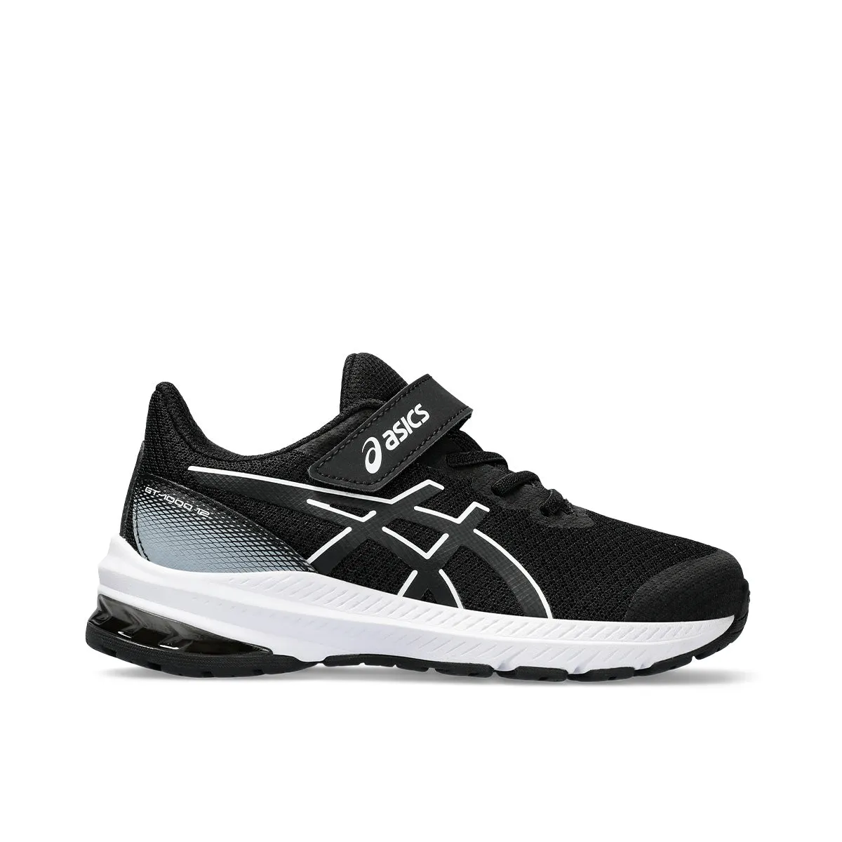 Asics GT 1000 12 PS Kids Black White   