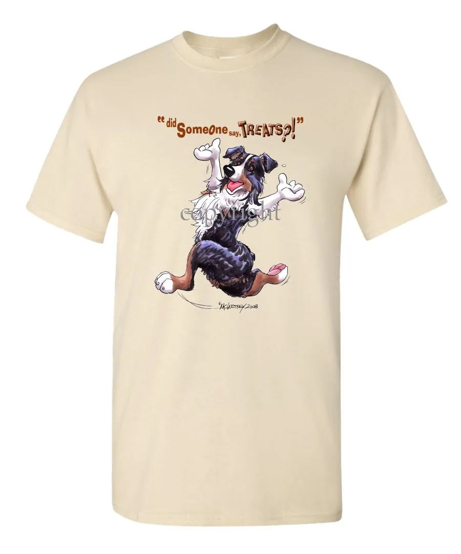 Australian Shepherd  Black Tri - Treats - T-Shirt