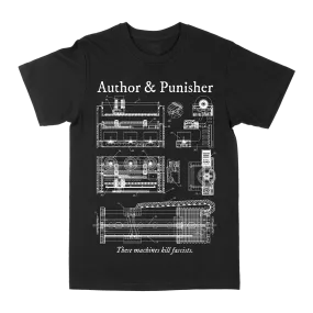 Author & Punisher "These Machines Kill Fascists" Black T-Shirt