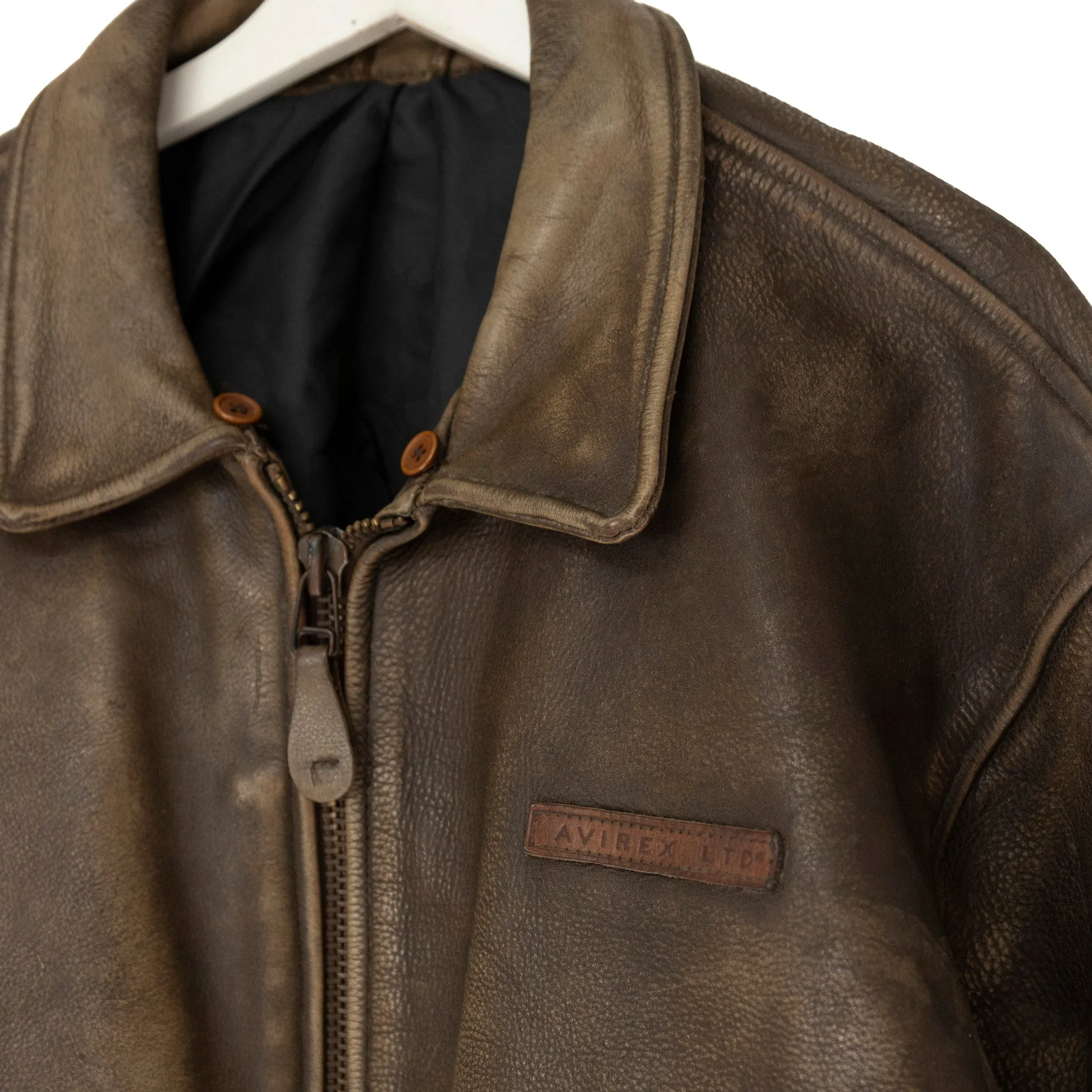 Avirex Classic Heavyweight Leather Aviation Bomber