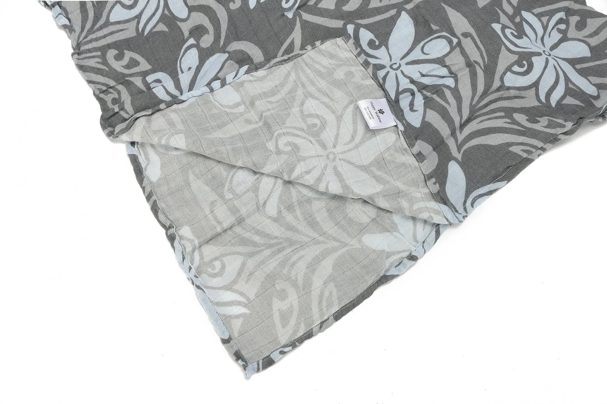 Baby Muslin Swaddle Tiare Infinity Grey