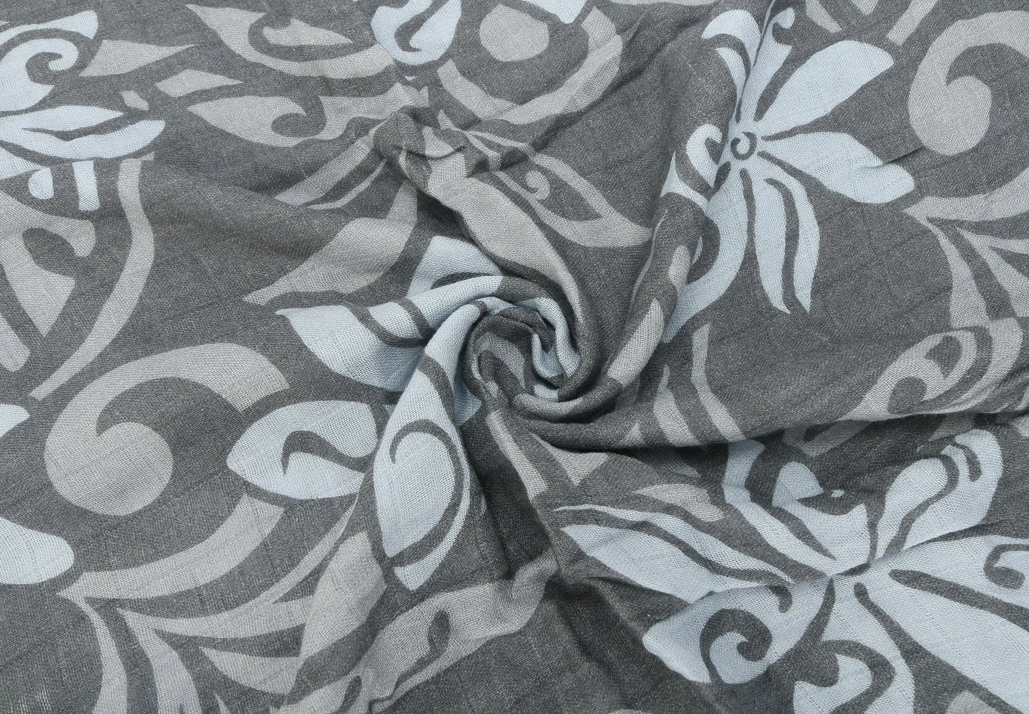 Baby Muslin Swaddle Tiare Infinity Grey