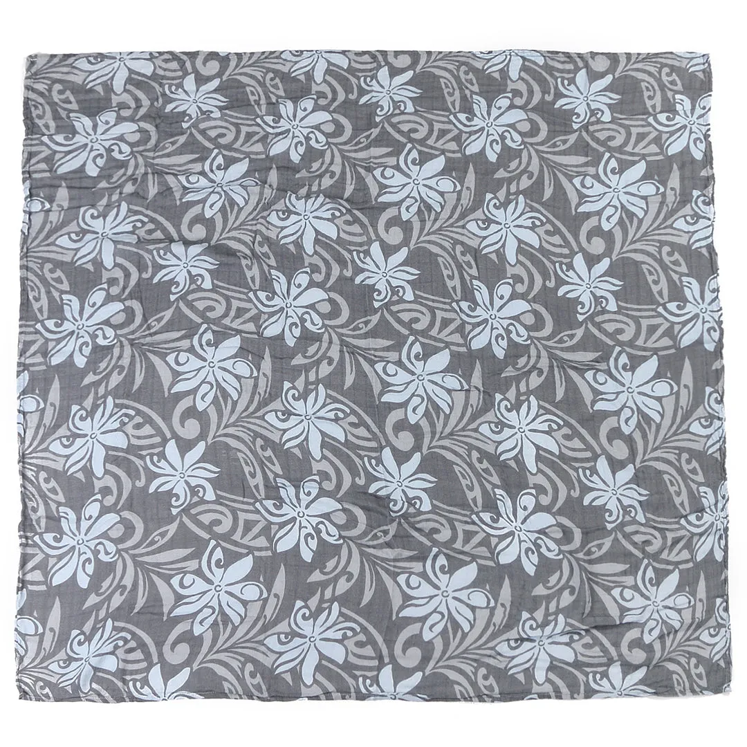 Baby Muslin Swaddle Tiare Infinity Grey