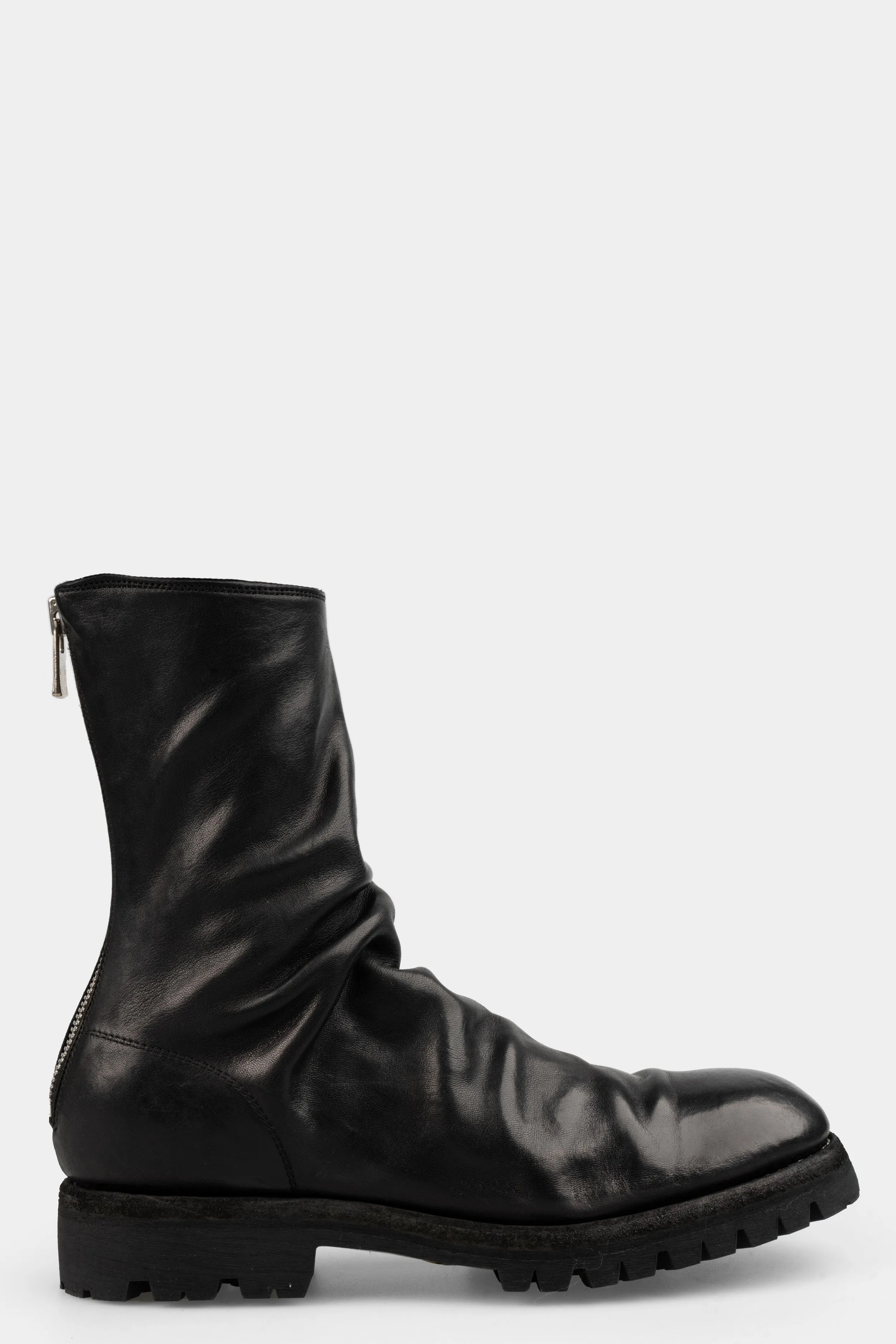 Back zip high top boots | 788VX