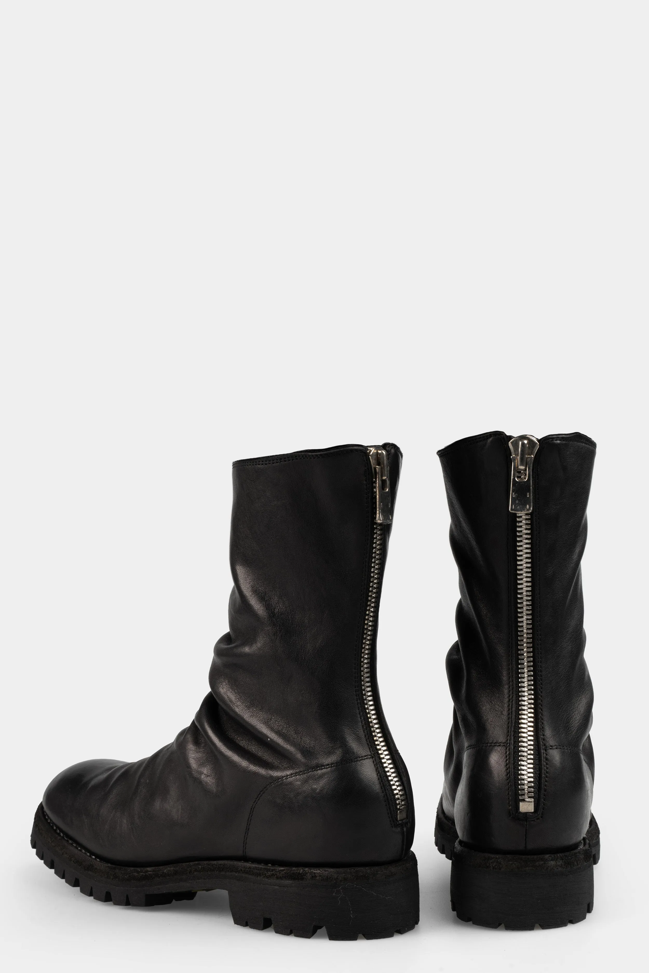 Back zip high top boots | 788VX