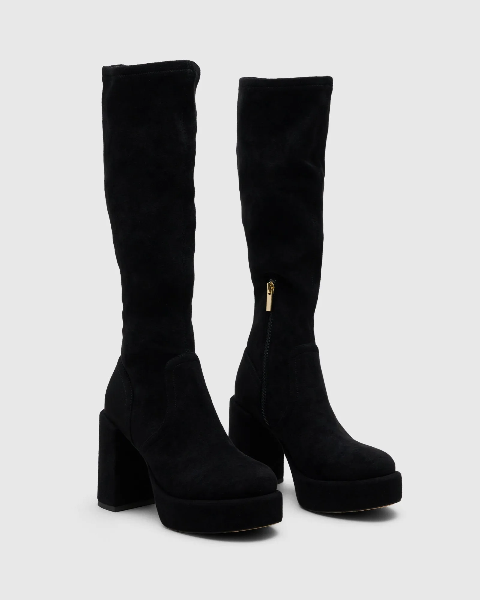 Barbie Boot Black Suede