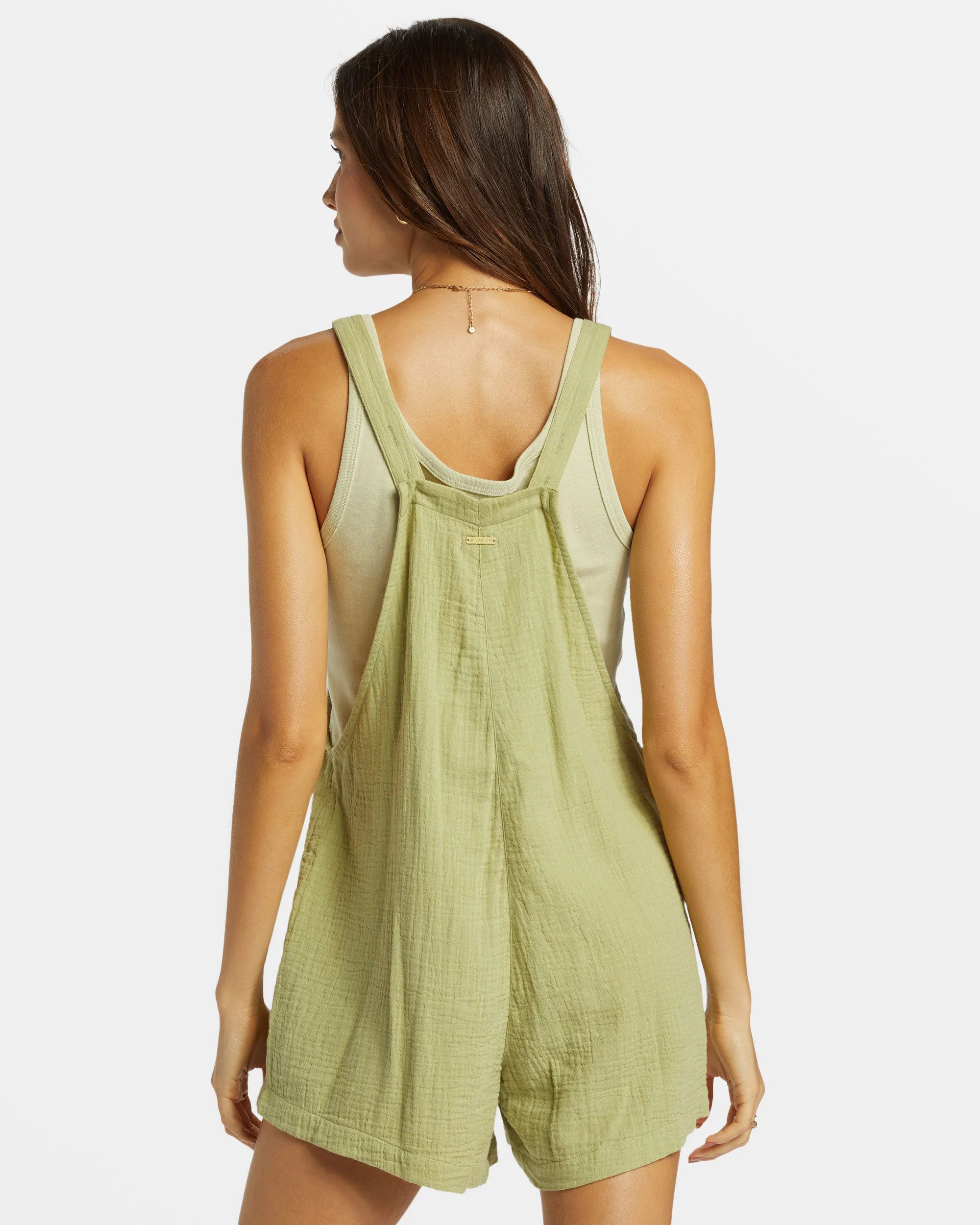 Beach Crush Romper - Avocado