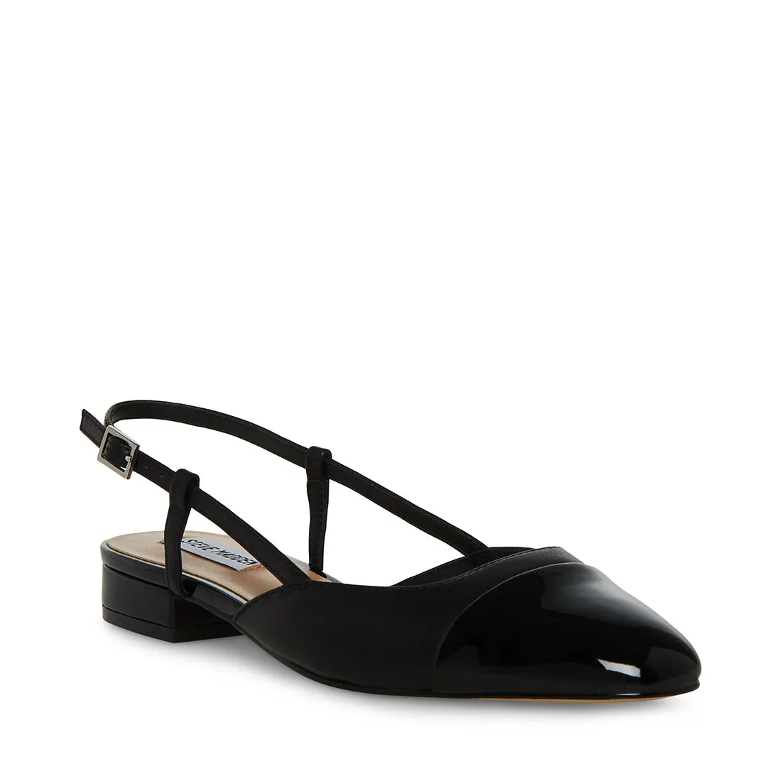 Belinda Ballerina BLACK LEATHER