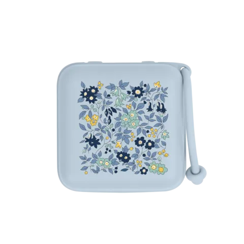 BIBS x LIBERTY Pacifier Box - Chamomile Lawn/Baby Blue