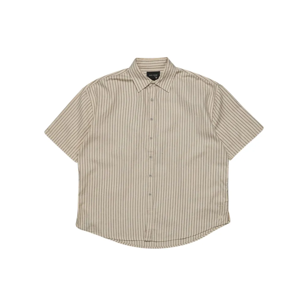 Big SS Shirt (Bone/Navy Stripe)