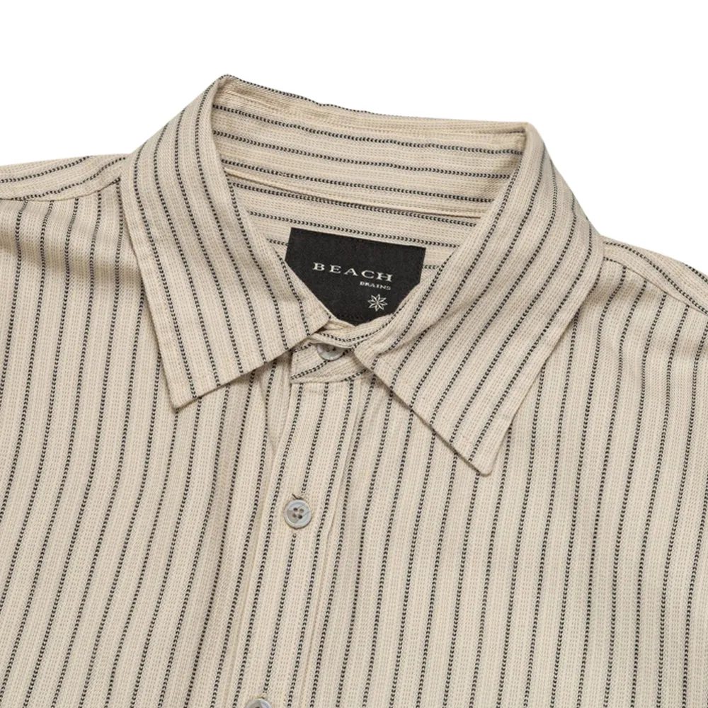 Big SS Shirt (Bone/Navy Stripe)