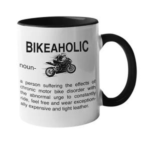 Bikeaholic Motorbikes Mug