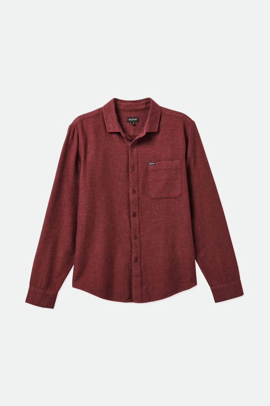 Bixby Reserve L/S Flannel - Melange Red