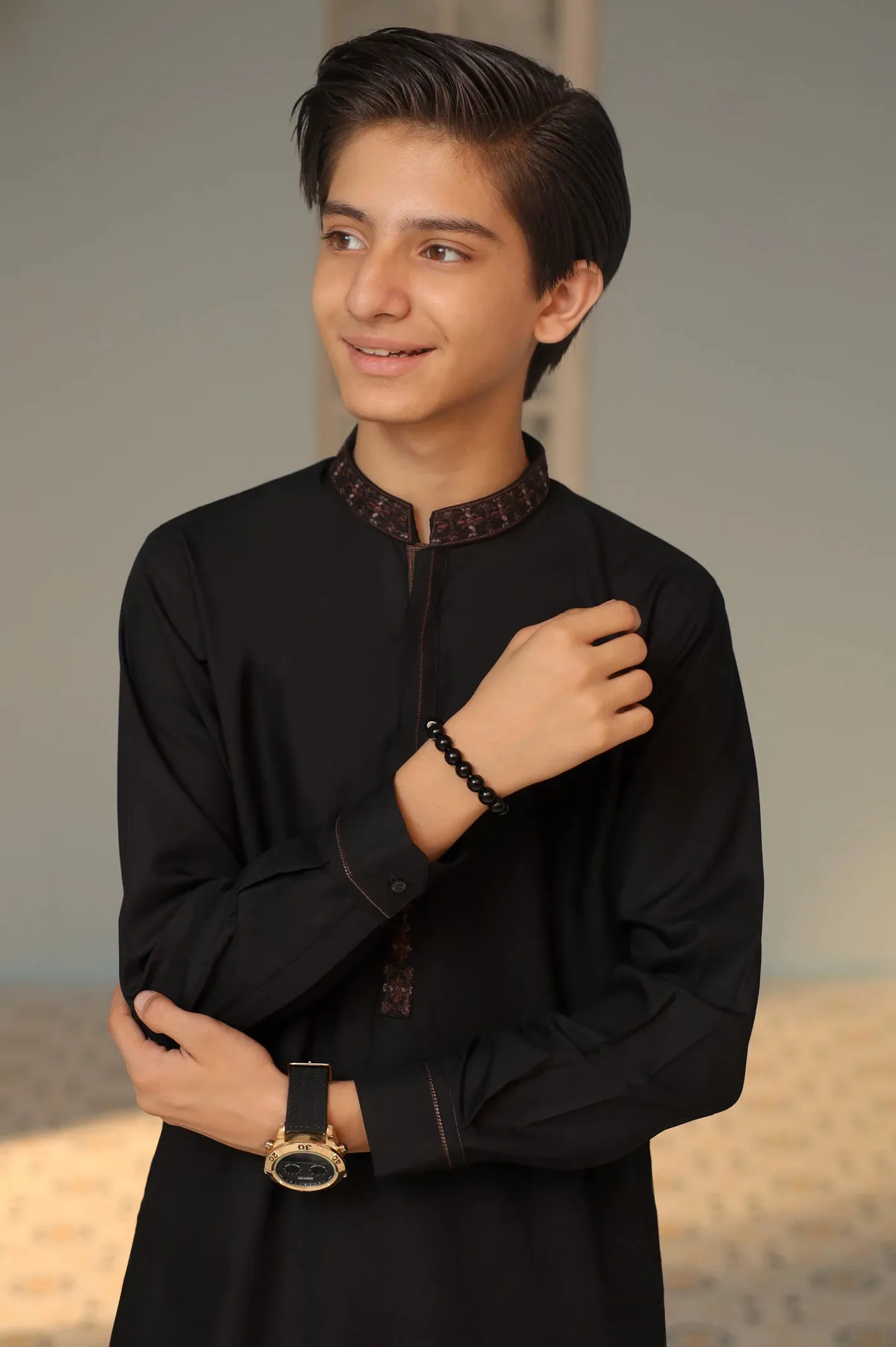 Black Boys Shalwar Suit