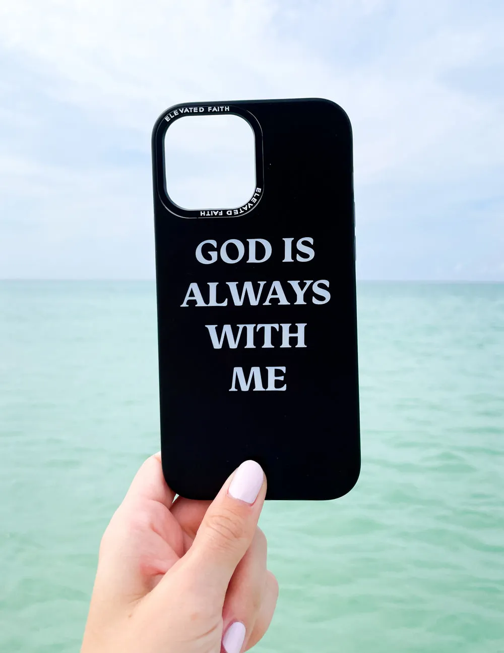 Black God is Always With Me Phone Case