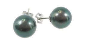 Black South Sea Pearl Earrings