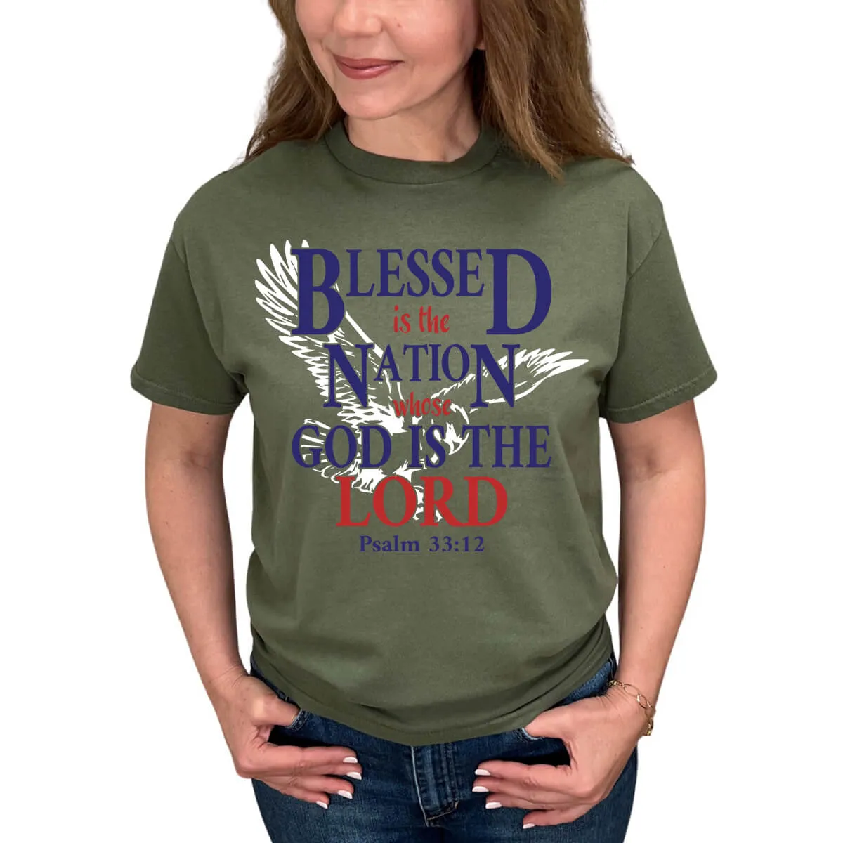 Blessed Is The Nation Whose God Is The Lord T-Shirt